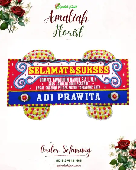 Papan Bunga Ucapan Selamat Tlogotirto